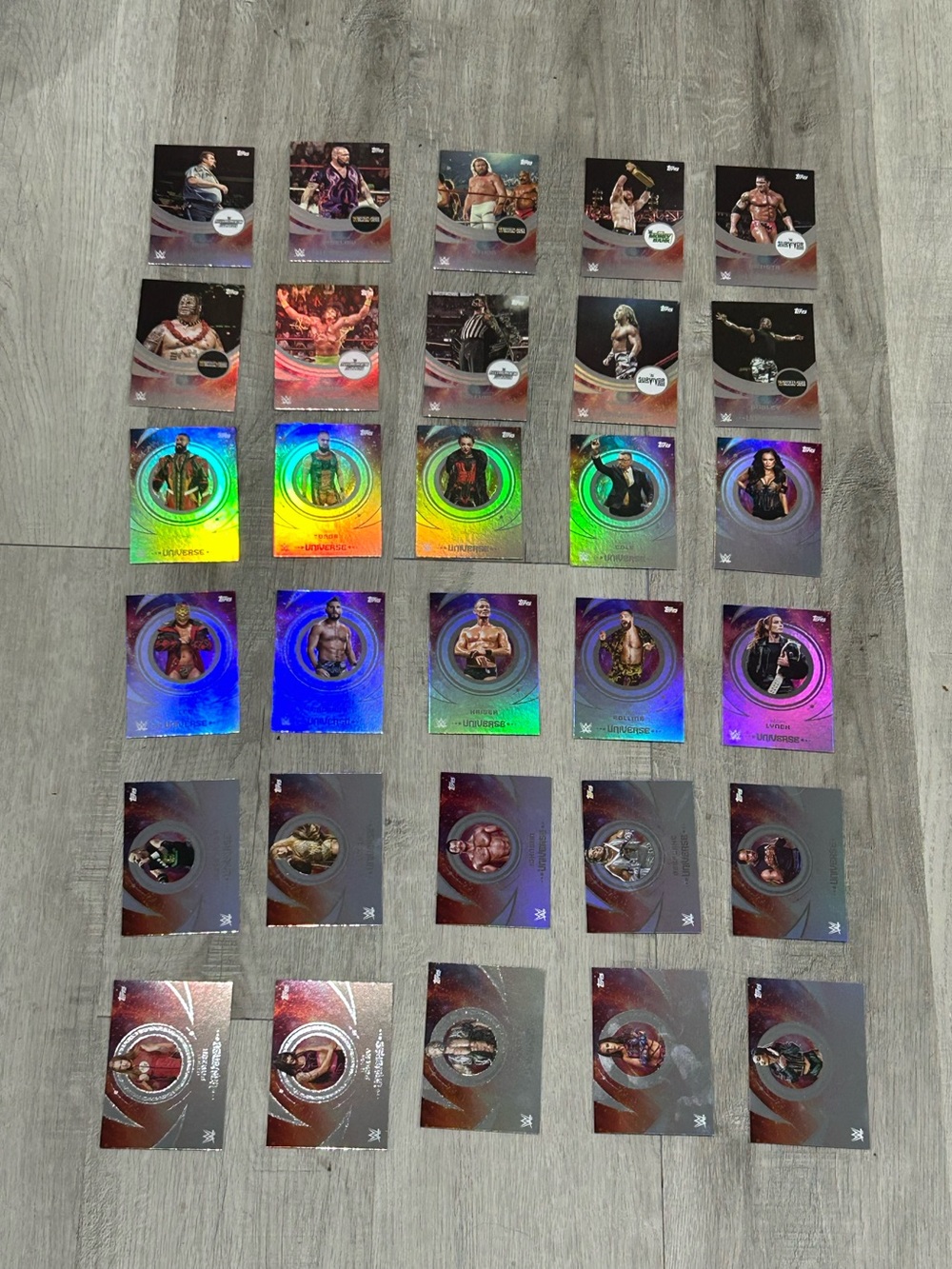 WWE 2025 TOPPS’ card LOT of 30! Ultimate warrior, Big bossman, Seth Rollins ect!